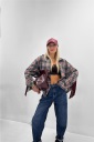 camicia con frange sul retro country love